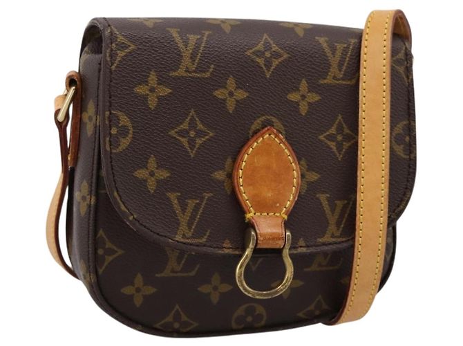 LOUIS VUITTON Monogram Saint Cloud PM Shoulder Bag M51244 LV Auth 205252A