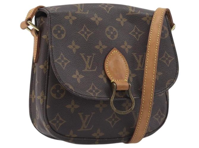 LOUIS VUITTON Monogram Saint Cloud MM Shoulder Bag M51243 LV Auth BA16137 Monogramme