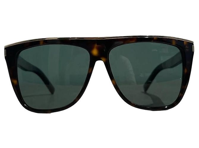 Autre Marque Gafas Saint Laurent SL1 Slim Castaño