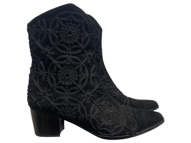 Bottines Tabitha Simmons noires T.37,5