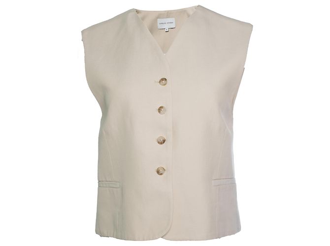 Autre Marque Loulou Studio, chaleco Arup beige
