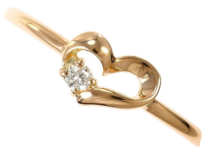 Autre Marque Ehering aus 18K Roségold mit Diamant Golden