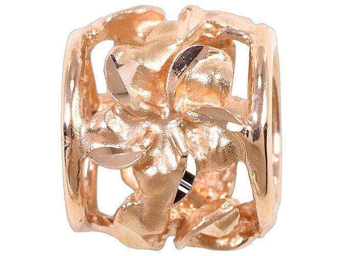 Autre Marque Colar com pingente em ouro rosa 14K Dourado