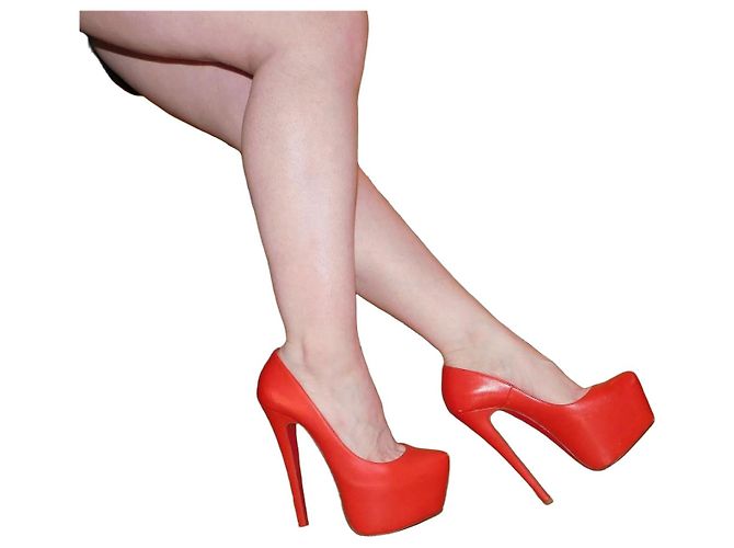 Christian Louboutin Louboutin High-Heel-Schuhe Rot