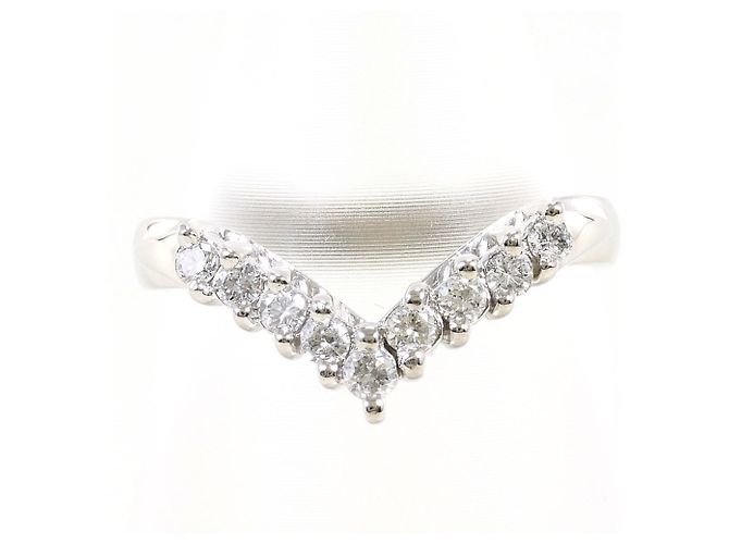 Autre Marque PT900 Platin-Ehering mit Diamant