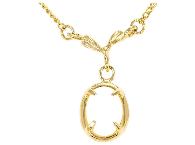 Autre Marque Collana in oro giallo 18K con opale D'oro