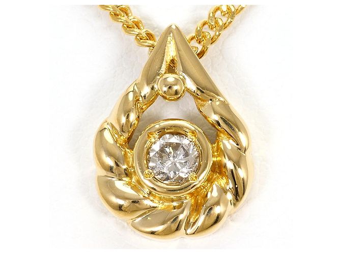 Autre Marque Collana in oro giallo 18K e diamanti D'oro