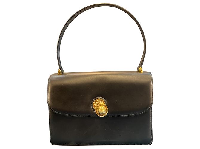 Bolsa Céline Leather Rotating Planet Top Handle Bag