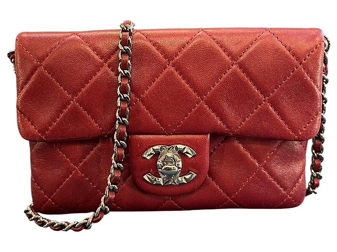 2012 Chanel Mini Lambskin Mineral Nights Flap