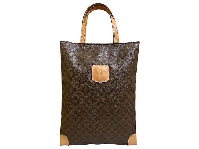 Céline Macadam Coated Canvas Tote