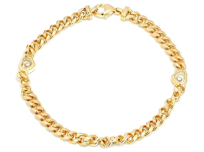 Chopard Happy Diamonds Bracciale Oro Giallo 750/18K Fullset D'oro