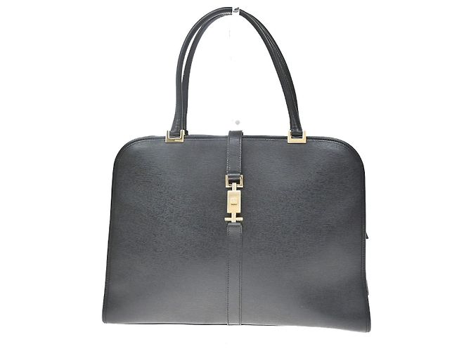 Gucci Jackie O Leather Large Noir
