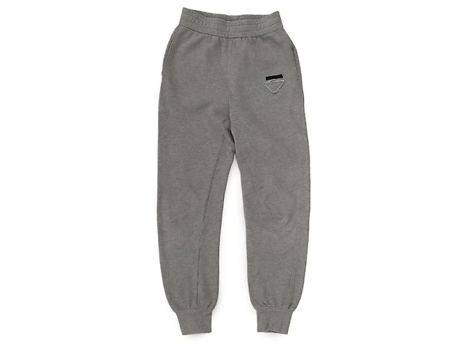 Calças de jogging em algodão Prada Marrom