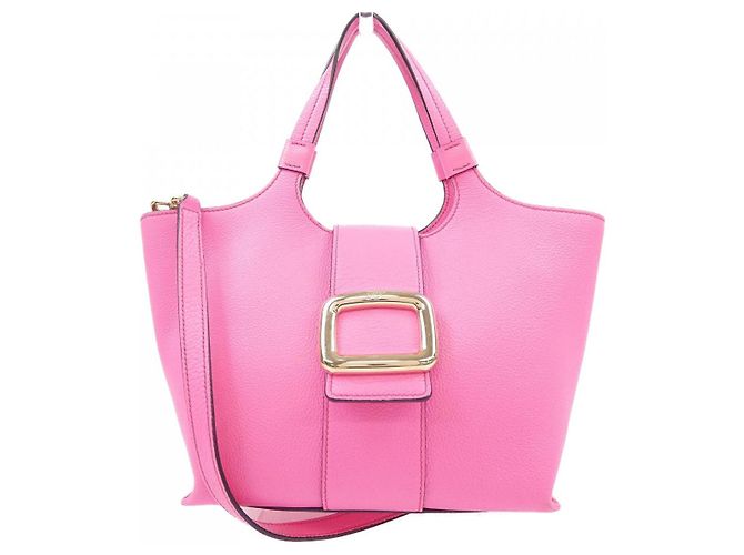 Bolsa Roger Vivier Viv Shock Bag Rosa