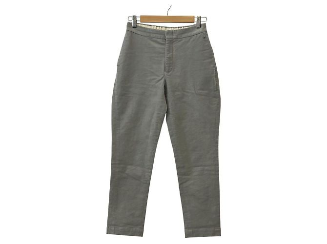 Autre Marque 45R Brushed Stretch Slim Pants Brown Grey