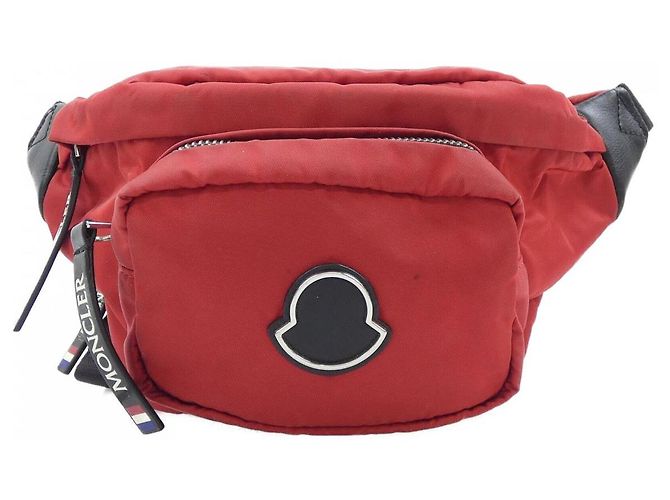 Bolso de hombro Moncler rojo de textil Roja