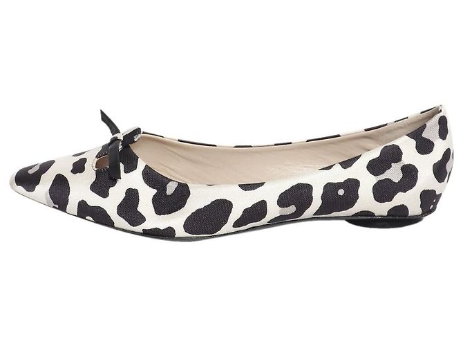 Marc Jacobs Vintage grey leopard-print ballet flats - size EU 37