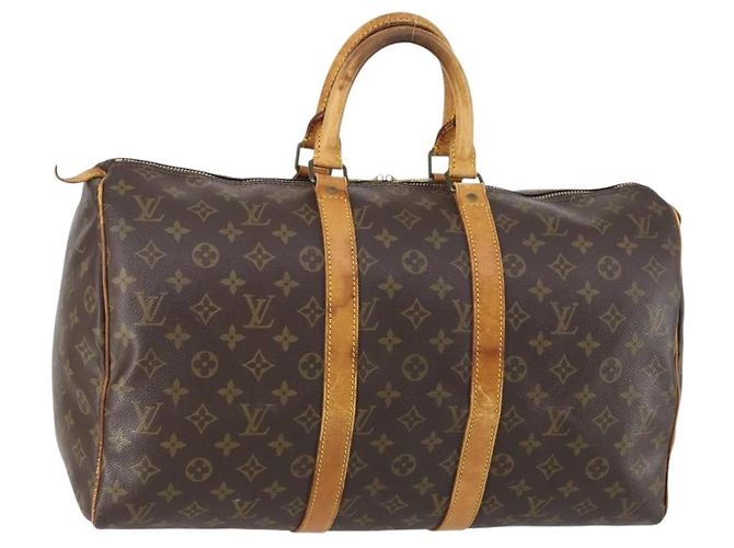 LOUIS VUITTON Monogram Keepall 45 Boston Bag M41428 LV