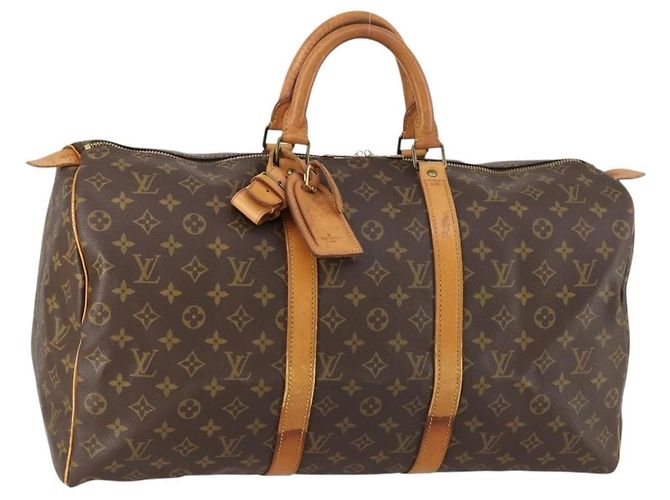 LOUIS VUITTON Monogram Keepall 50 Boston Bag M41426 LV