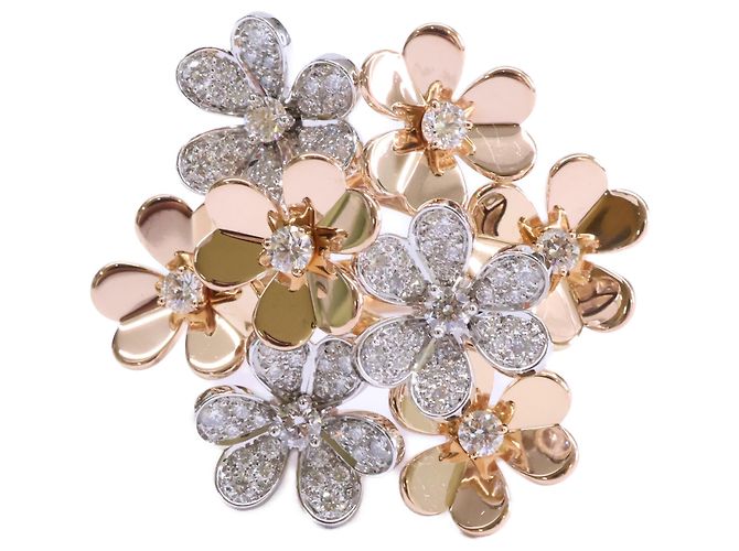 Van Cleef & Arpels Frivole Diamond Ring Golden