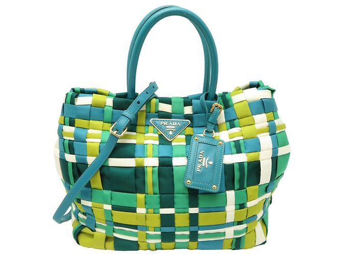 Saco Tote Prada para Mulher BN1653 em Nylon Multicor
