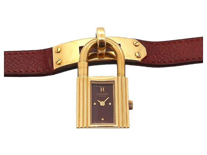 Hermès Relógio Hermes Kelly - Bordeaux Quartz para mulher