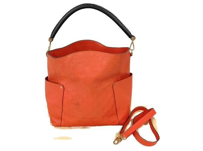 Borsa a tracolla Louis Vuitton Bagatelle Arancione