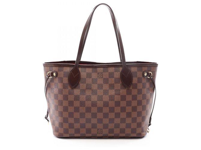 Louis Vuitton Neverfull PM Tote Bag Braun Damier ebene