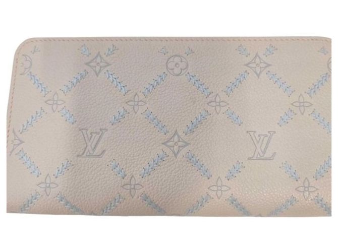 Zippy Louis Vuitton Monogram Empreinte Long Wallet Beige