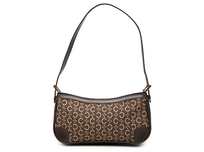 Céline Borsa a tracolla Celine Brown C Macadam Canvas Marrone