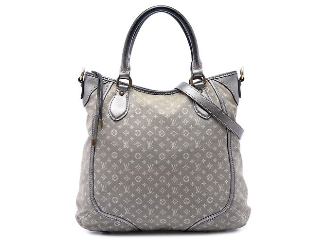 Louis Vuitton Gray Monogram Mini Lin Angele Marrom