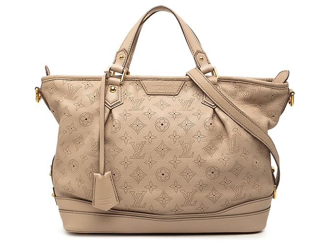 Louis Vuitton Beige Monogram Mahina Stellar PM Bege