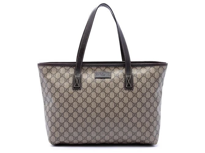 mala Gucci Beige Medium GG Supreme Bege