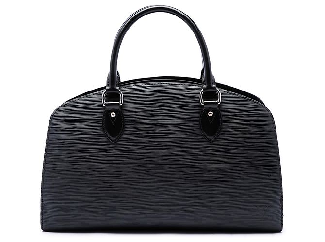 Louis Vuitton Black Epi Pont Neuf PM Preto