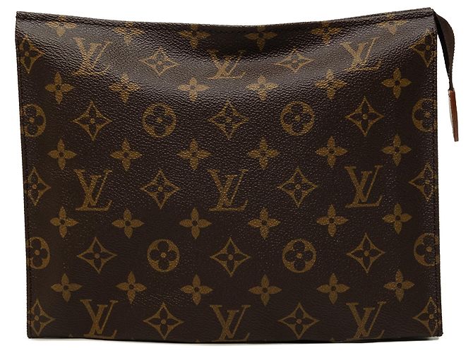 Necessaire Louis Vuitton Brown Monogram 26 Marrom