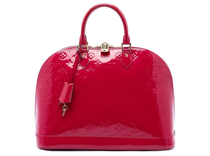 Louis Vuitton Red Monogram Vernis Alma GM Rouge