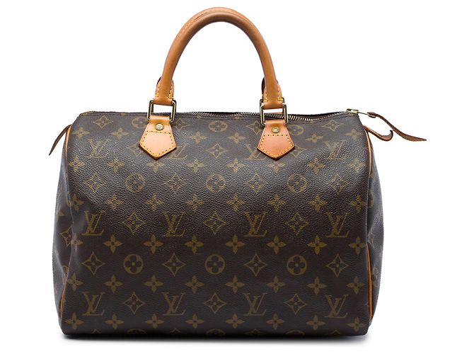 Louis Vuitton Brown Monogram Speedy 30 Marrone