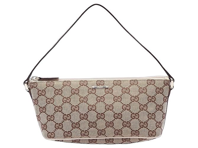 Gucci Beige GG Canvas Boat
