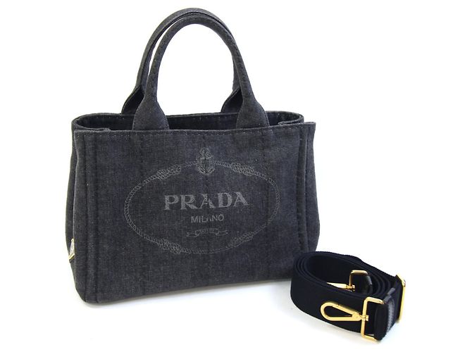 Borsa Prada Canapa Mini 1BG439 Nero