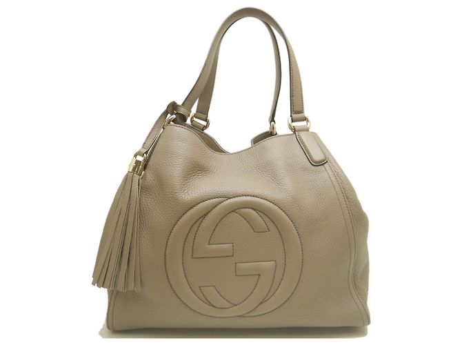 Saco Tote GUCCI Interlocking G Cinza