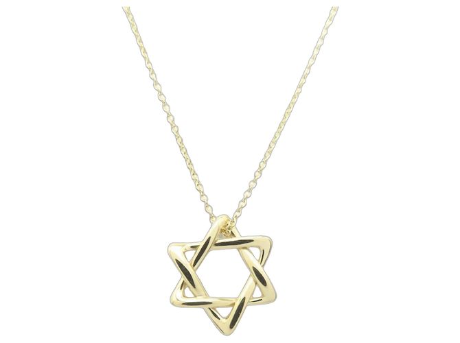 Autre Marque Collar Estrella de David Tiffany & Co. en oro amarillo 18K