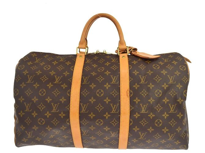 Louis Vuitton Keepall Monogram Canvas 50 Brown