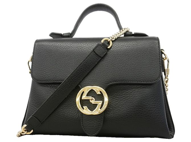 Borsa Gucci Interlocking G Nero