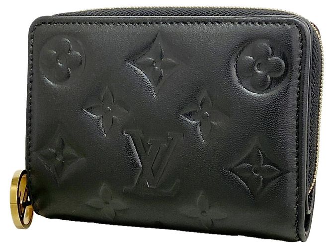 Louis Vuitton Monogram Portefeuille Lou Wallet Black