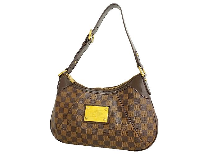 Bolso de hombro Louis Vuitton Damier Thames PM Damier ebene