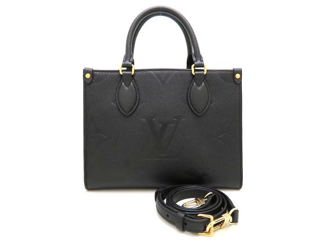 Borsa Louis Vuitton Monogram Empreinte OnTheGo PM Nero