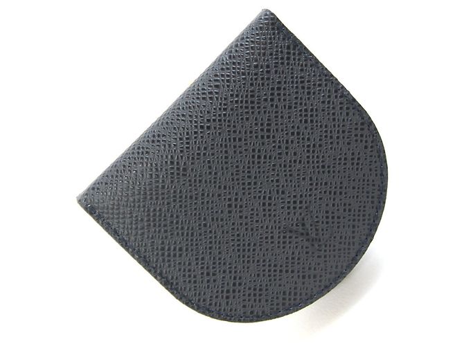 Portamonete Louis Vuitton Taiga Nero Grigio