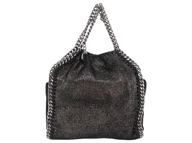 Stella Mc Cartney Stella McCartney Falabella Faux Leather Small Schwarz