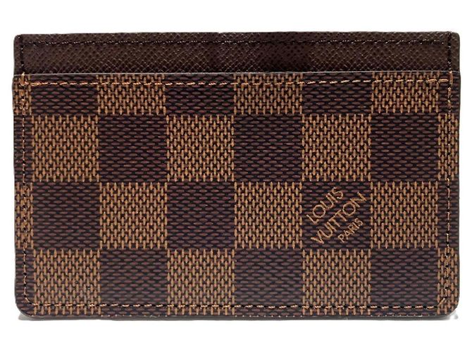 Tarjetero Louis Vuitton Damier Castaño