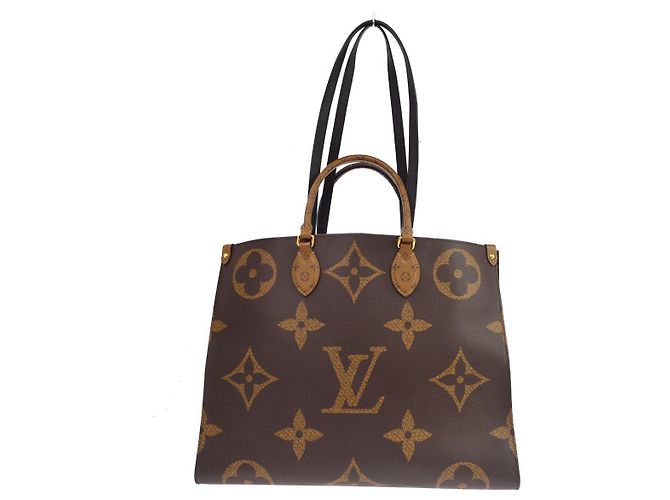 Louis Vuitton OnTheGo Reverse Monogram Giant GM Castaño